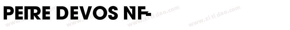 Petre Devos NF字体转换